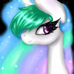 Size: 2000x2000 | Tagged: artist:kinjareta, derpibooru import, princess celestia, safe, solo