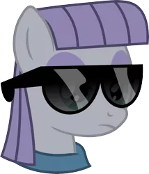 Size: 5067x5918 | Tagged: absurd resolution, artist:jackspade2012, bored, cool, deal with it, derpibooru import, maud pie, safe, simple background, solo, sunglasses, transparent background, vector