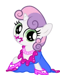 Size: 370x457 | Tagged: 5-year-old sweetie belle, artist:medio-cre, cute, derpibooru import, diasweetes, safe, solo, sweetie belle