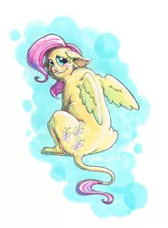 Size: 600x810 | Tagged: artist:saario, derpibooru import, flutterpig, fluttershy, pig, pigified, safe, solo, species swap