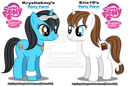 Size: 800x541 | Tagged: armband, artist:krystlekmy, derpibooru import, goggles, necklace, oc, ponified, safe, tail wrap, unofficial characters only, watermark