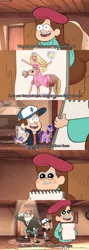 Size: 1280x3600 | Tagged: safe, derpibooru import, screencap, twilight sparkle, twilight sparkle (alicorn), alicorn, breezie, pony, breeziefied, comic, crown, dipper pines, female, fusion, gravity falls, grunkle stan, headhunters, joke, mabel pines, mare, transformation