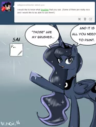 Size: 1200x1600 | Tagged: safe, artist:nadvgia, derpibooru import, princess luna, ask, sai, solo, tumblr