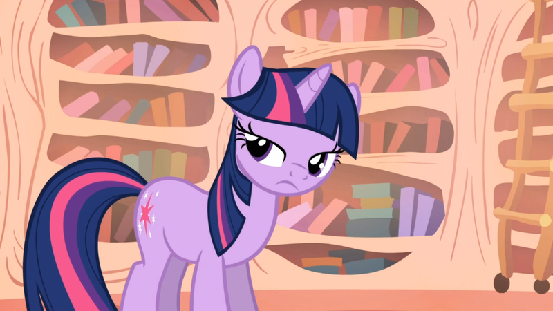 Size: 1365x768 | Tagged: safe, derpibooru import, screencap, twilight sparkle, unicorn, boast busters, solo, unamused, unicorn twilight