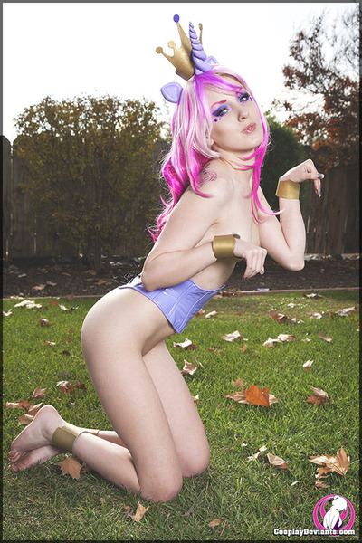 Size: 500x750 | Tagged: alicorn, artist:cosplaydeviants, artist:melissa drew, barefoot, breasts, clothes, cosplay, cosplay deviants, cosplay porn, derpibooru import, feet, female, human, human exhibitionism, human nudity, irl, irl human, nudity, photo, princess cadance, questionable, solo, solo female, topless