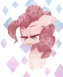 Size: 879x1063 | Tagged: artist:xieril, colored, crying, derpibooru import, diamonds, pinkie pie, sad, safe, solo, source needed