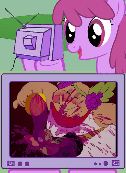 Size: 604x827 | Tagged: safe, derpibooru import, berry punch, berryshine, pony, unicorn, bacchus, cup, dionysus, exploitable meme, fantasia, meme, obligatory pony, pastoral symphony, tv meme, wine