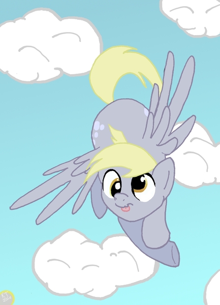 Size: 1147x1589 | Tagged: safe, artist:chameron, derpibooru import, derpy hooves, pegasus, pony, female, mare, solo