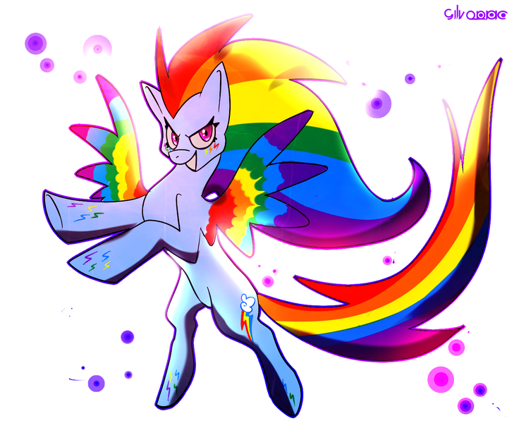 Size: 1350x1100 | Tagged: artist:silver-heartcrosser, derpibooru import, rainbow dash, rainbow power, safe, solo