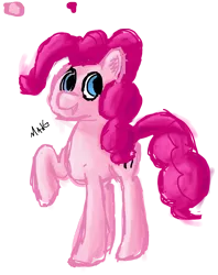 Size: 1694x2141 | Tagged: artist:mang, derpibooru import, looking at you, pinkie pie, safe, solo