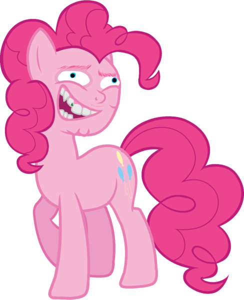 Size: 1042x1280 | Tagged: artist:tavrosbrony, derp, derp face, pinkie pie, safe, smiling, solo, teeth