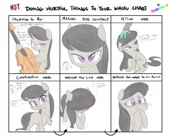 Size: 1600x1300 | Tagged: safe, artist:jessy, derpibooru import, octavia melody, blushing, bowing, crying, cute, doing loving things, floppy ears, grin, hidden eyes, lip bite, looking at you, meme, petting, question mark, raised hoof, sitting, smiling, tavibetes, tears of joy, waifu