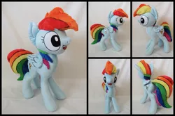 Size: 1095x730 | Tagged: artist:lumenglace, derpibooru import, irl, photo, plushie, rainbow dash, rainbow dash presents, safe