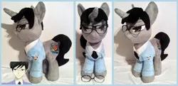 Size: 1285x622 | Tagged: artist:sophillia, derpibooru import, irl, ouran high school host club, photo, plushie, ponified, safe
