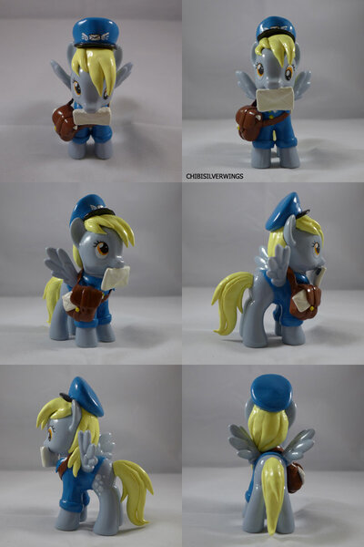 Size: 730x1095 | Tagged: safe, artist:chibisilverwings, derpibooru import, derpy hooves, pegasus, pony, female, figurine, mare