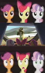 Size: 1888x3045 | Tagged: 1000 hours in ms paint, apple bloom, cutie mark crusaders, ice age, meme, obligatory pony, safe, scootaloo, sweetie belle, theater meme