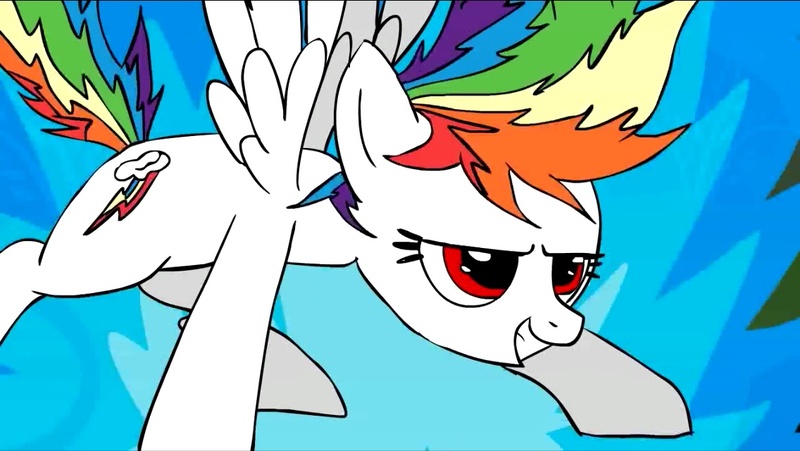 Size: 1136x640 | Tagged: safe, artist:trakker, derpibooru import, rainbow dash, aura, dragon ball z, solo, super rainbow dash, super saiyan