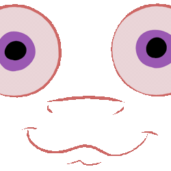 Size: 400x400 | Tagged: animated, artist:pikapetey, datamosh, derpibooru import, face, glitch, meme, nightmare fuel, not salmon, oc, safe, solo, special eyes, unofficial characters only, wat, what the hell petey