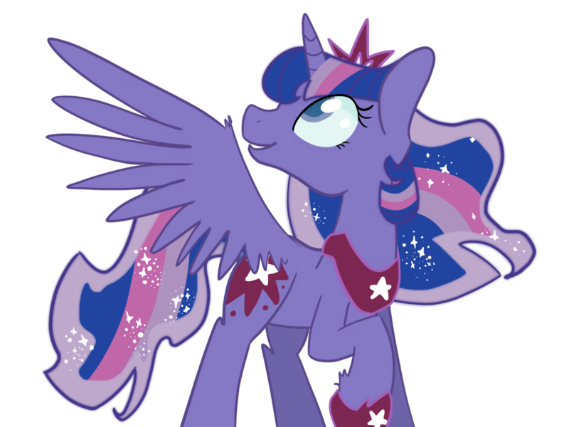 Size: 1280x960 | Tagged: safe, artist:rivalcat, derpibooru import, oc, oc:princess selene, unofficial characters only, alicorn, pony, alicorn oc, magical lesbian spawn, offspring, parent:princess luna, parent:twilight sparkle, parents:twiluna, solo