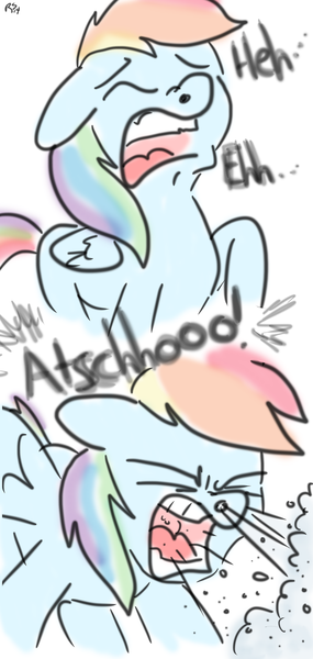 Size: 912x1920 | Tagged: safe, artist:rainysunshine, derpibooru import, rainbow dash, pegasus, pony, comic, female, fetish, mare, mucus, nostrils, pre sneeze, sneeze cloud, sneeze spray, sneezing, sneezing fetish, snot, solo, trace