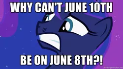 Size: 993x559 | Tagged: safe, derpibooru import, princess luna, gamer luna, e3, image macro, meme, solo