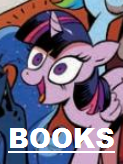 Size: 123x164 | Tagged: safe, derpibooru import, idw, princess luna, rainbow dash, twilight sparkle, twilight sparkle (alicorn), alicorn, pony, cinemare sins, spoiler:comic, spoiler:comic17, book, female, mare, that pony sure does love books