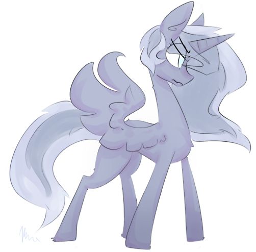 Size: 502x494 | Tagged: derpibooru import, discorded, princess luna, safe, simple background, solo