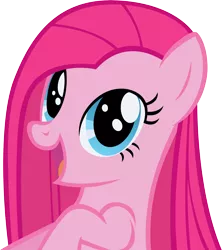 Size: 2090x2350 | Tagged: artist:dtkraus, cute, cuteamena, derpibooru import, open mouth, pinkamena diane pie, pinkie pie, safe, simple background, smiling, solo, transparent, transparent background, vector