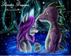 Size: 1008x796 | Tagged: safe, artist:thejoker239, derpibooru import, rarity, spike, crossover, crying, fanfic art, female, final fantasy, male, older, older spike, romance, shipping, sparity, straight