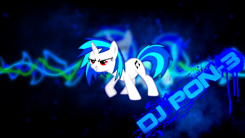 Size: 1920x1080 | Tagged: safe, artist:sgtwaflez, derpibooru import, vinyl scratch, solo, wallpaper