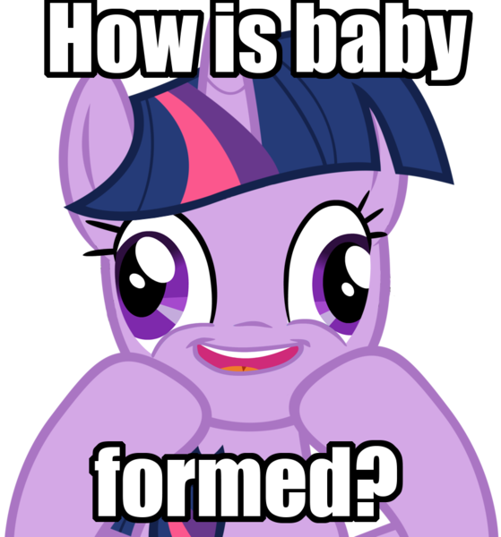 Size: 862x926 | Tagged: baby, derp, derpibooru import, dwight spergle, faic, how is babby formed, i dont even, safe, simple background, solo, text, transparent background, twilight sparkle, twologht sporkle, wat