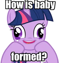 Size: 862x926 | Tagged: baby, derp, derpibooru import, dwight spergle, faic, how is babby formed, i dont even, safe, simple background, solo, text, transparent background, twilight sparkle, twologht sporkle, wat