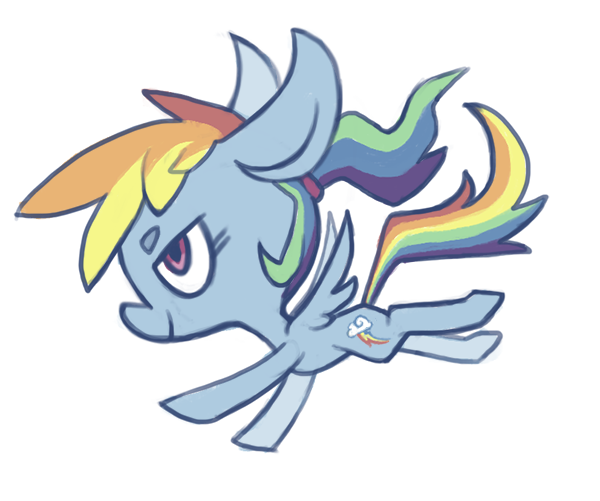 Size: 600x501 | Tagged: artist:moo, derpibooru import, rainbow dash, safe, solo