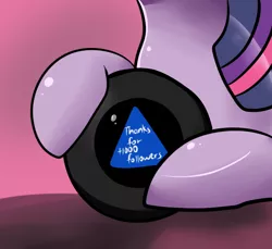 Size: 600x550 | Tagged: artist:lustrous-dreams, ask, ask filly twilight, derpibooru import, filly, magic 8 ball, safe, solo, tumblr, twilight sparkle, younger