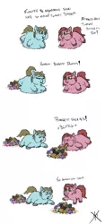 Size: 1000x2130 | Tagged: artist:jberg360, birth, bloated, cannibalism, comic, dam, derpibooru import, fluffy pony, fluffy pony foals, fluffy pony grimdark, grimdark, oc, oc:nibbles, pregnant, unofficial characters only, vomit