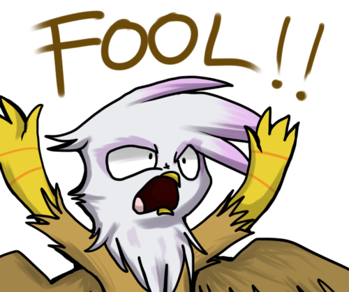 Size: 500x419 | Tagged: safe, derpibooru import, gilda, gryphon, ask, fool, gilda replies, solo, tumblr