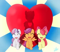 Size: 1500x1300 | Tagged: apple bloom, artist:sky-sketch, cutie mark crusaders, derpibooru import, hearts as strong as horses, safe, scootaloo, sweetie belle