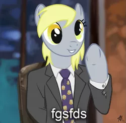 Size: 627x611 | Tagged: safe, artist:blackfeathr, derpibooru import, derpy hooves, ponified, pegasus, pony, female, fgsfds, mare, meme, solo