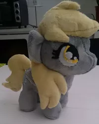 Size: 800x999 | Tagged: artist:meline134, cute, derpibooru import, derpy hooves, filly, filly derpy, irl, photo, plushie, safe, solo