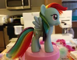 Size: 812x637 | Tagged: artist:moon-bees, artist:mumbles, brushable, custom, derpibooru import, irl, photo, rainbow dash, safe, show accurate, solo, toy