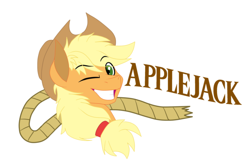 Size: 900x600 | Tagged: applejack, artist:neonstreaksns, derpibooru import, rope, safe, simple background, solo, transparent background, wink