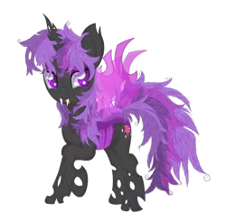 Size: 3500x3300 | Tagged: artist:law44444, changeling, changelingified, derpibooru import, high res, purple changeling, safe, simple background, solo, transparent background, twilight sparkle, twiling, vector