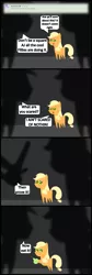 Size: 1047x3132 | Tagged: safe, artist:bronybyexception, derpibooru import, applejack, ask honest applejack, comic, pear, pointy ponies