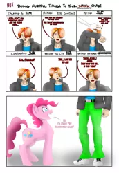 Size: 4961x7194 | Tagged: absurd resolution, artist:cjvselinmortal, clothes, comic, doing loving things, human, meme, obligatory pony, oc, oc:eliseo rossi, pinkie pie, safe