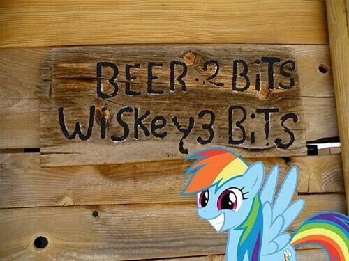 Size: 500x375 | Tagged: alcohol, cheap, dashaholic, derpibooru import, rainbow dash, safe, solo, twitter