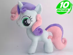 Size: 900x675 | Tagged: artist:onlyfactory, bootleg, derpibooru import, irl, photo, plushie, safe, solo, sweetie belle
