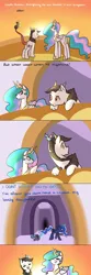 Size: 1500x4500 | Tagged: safe, artist:kianamai, derpibooru import, princess celestia, princess luna, oc, oc:prince illusion, oc:princess nidra, bat pony, hybrid, pony, kilalaverse, comic, cute, interspecies offspring, kilala97 is trying to murder us, like mother like daughter, like mother like son, mother and daughter, mother and son, next generation, offspring, parent:discord, parent:oc:supernova, parent:princess celestia, parent:princess luna, parents:canon x oc, parents:dislestia, parody, the lion king