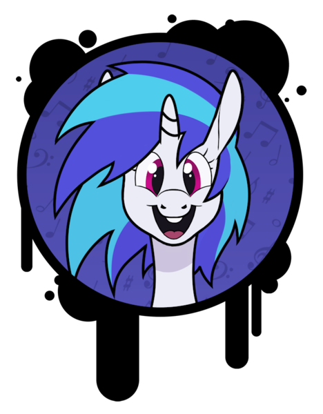 Size: 669x857 | Tagged: artist:enma-darei, derpibooru import, safe, solo, vinyl scratch