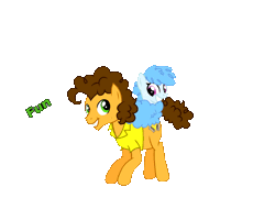 Size: 900x648 | Tagged: animated, artist:va1ly, cheese sandwich, oc, oc:curly mane, safe