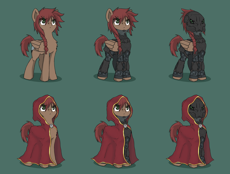 Size: 4128x3128 | Tagged: safe, artist:whatthescoots, derpibooru import, oc, oc:whirly breeze, unofficial characters only, pegasus, pony, absurd resolution, armor, battletech, cloak, clothes, helmet, military, science fiction, uniform, word of blake